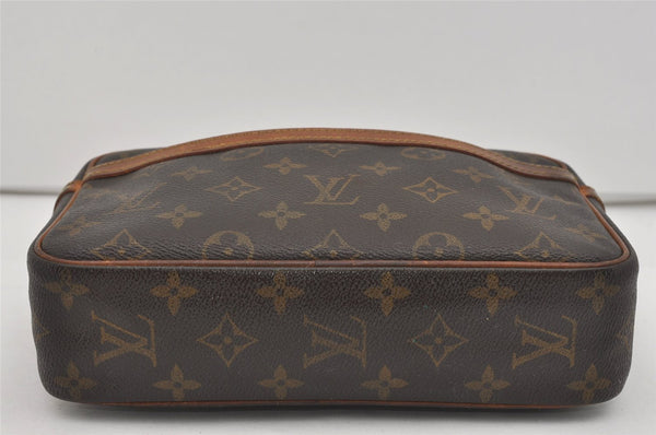 Authentic Louis Vuitton Monogram Compiegne 23 Clutch Hand Bag M51847 Junk 2561I
