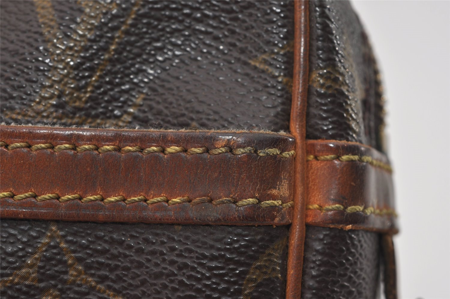 Authentic Louis Vuitton Monogram Compiegne 23 Clutch Hand Bag M51847 Junk 2561I