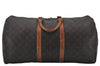 Authentic Louis Vuitton Monogram Keepall 55 Travel Boston Bag M41424 LV 2562E