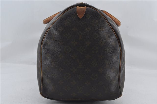 Authentic Louis Vuitton Monogram Keepall 55 Travel Boston Bag M41424 LV 2562E