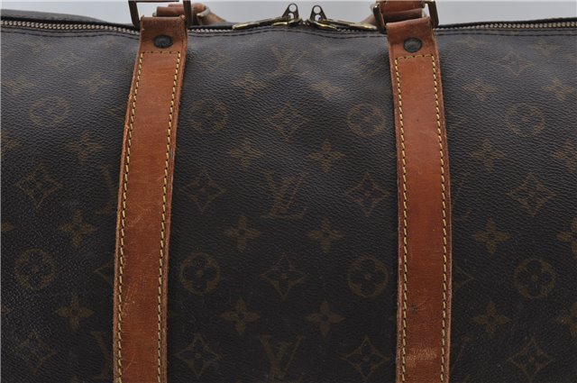 Authentic Louis Vuitton Monogram Keepall 55 Travel Boston Bag M41424 LV 2562E