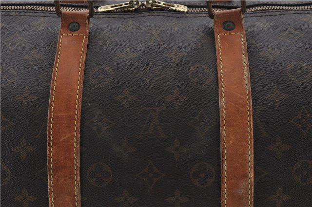 Authentic Louis Vuitton Monogram Keepall 55 Travel Boston Bag M41424 LV 2562E