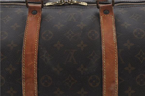 Authentic Louis Vuitton Monogram Keepall 55 Travel Boston Bag M41424 LV 2562E