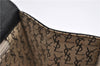 Authentic YVES SAINT LAURENT Clutch Hand Bag Purse Leather Black 2563F