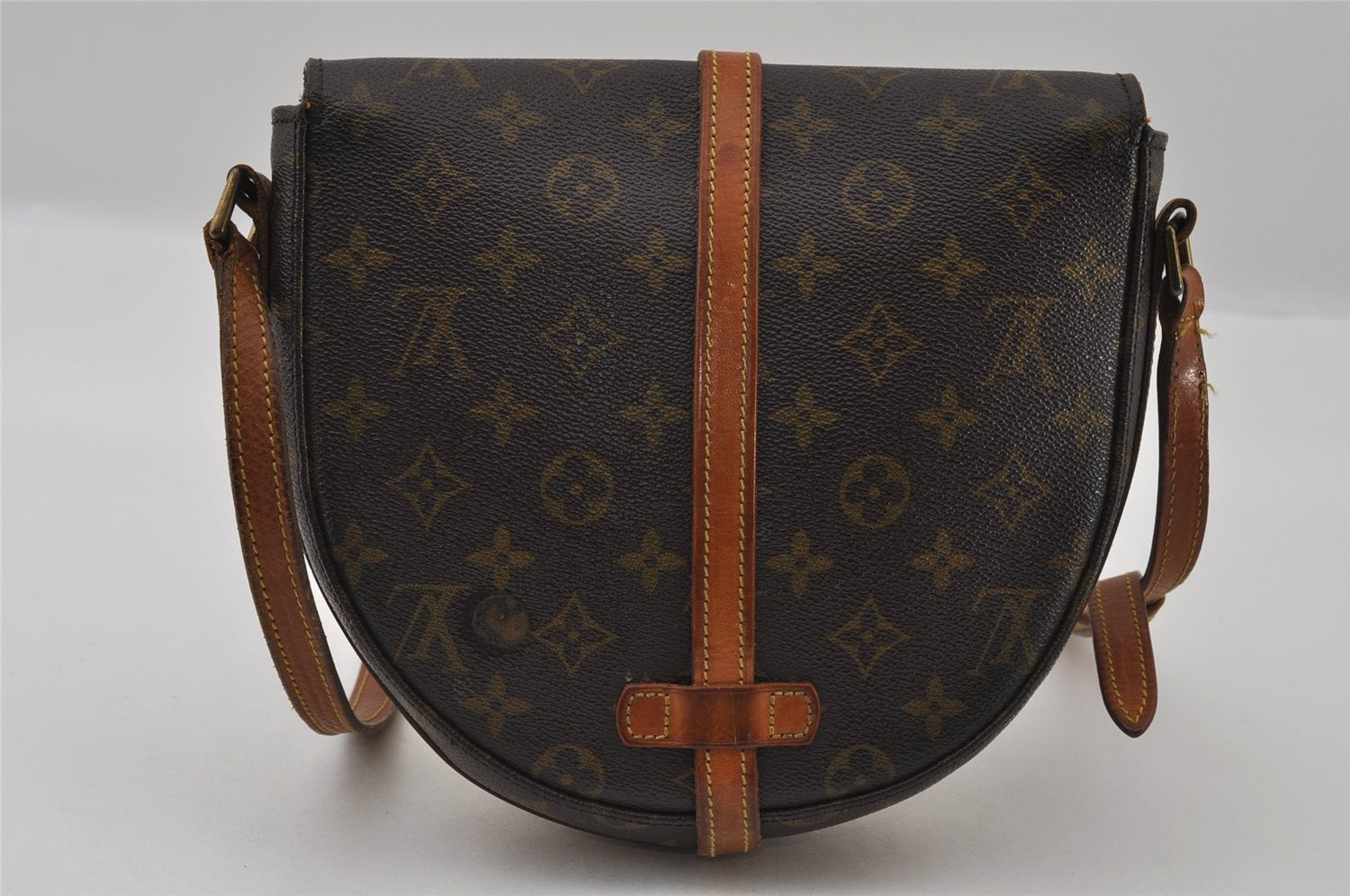 Authentic Louis Vuitton Monogram Chantilly MM Shoulder Cross Bag M51233 LV 2563I