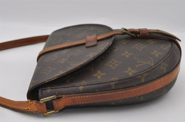 Authentic Louis Vuitton Monogram Chantilly MM Shoulder Cross Bag M51233 LV 2563I