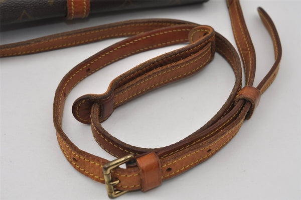 Authentic Louis Vuitton Monogram Chantilly MM Shoulder Cross Bag M51233 LV 2563I