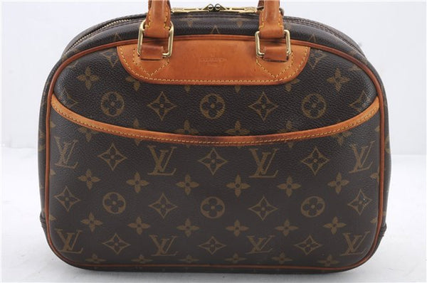 Authentic Louis Vuitton Monogram Trouville Hand Bag M42228 LV 2564D