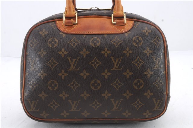 Authentic Louis Vuitton Monogram Trouville Hand Bag M42228 LV 2564D