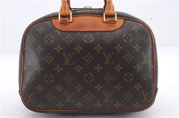 Authentic Louis Vuitton Monogram Trouville Hand Bag M42228 LV 2564D