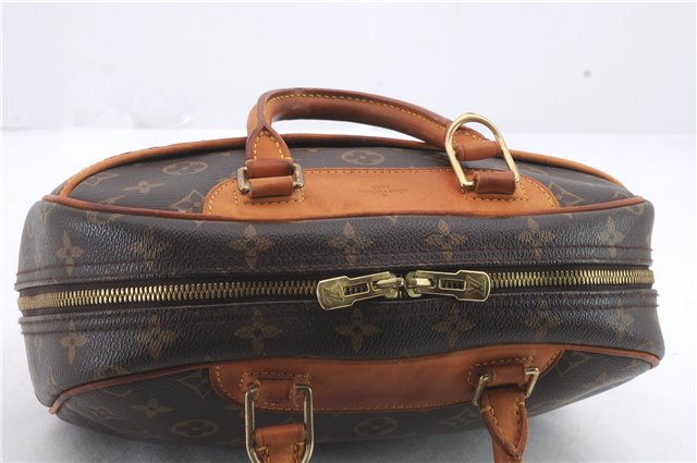 Authentic Louis Vuitton Monogram Trouville Hand Bag M42228 LV 2564D
