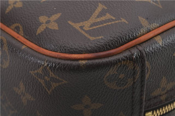 Authentic Louis Vuitton Monogram Trouville Hand Bag M42228 LV 2564D