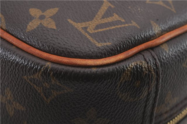 Authentic Louis Vuitton Monogram Trouville Hand Bag M42228 LV 2564D