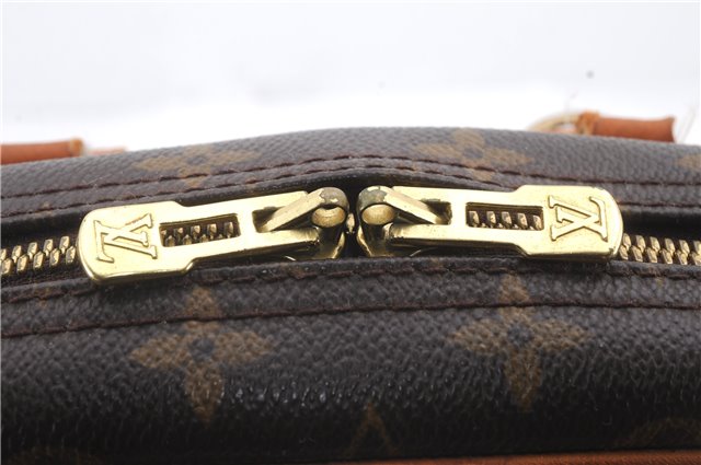 Authentic Louis Vuitton Monogram Trouville Hand Bag M42228 LV 2564D