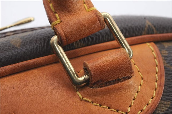 Authentic Louis Vuitton Monogram Trouville Hand Bag M42228 LV 2564D