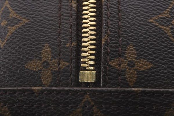 Authentic Louis Vuitton Monogram Trouville Hand Bag M42228 LV 2564D