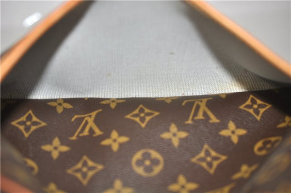Authentic Louis Vuitton Monogram Trouville Hand Bag M42228 LV 2564D