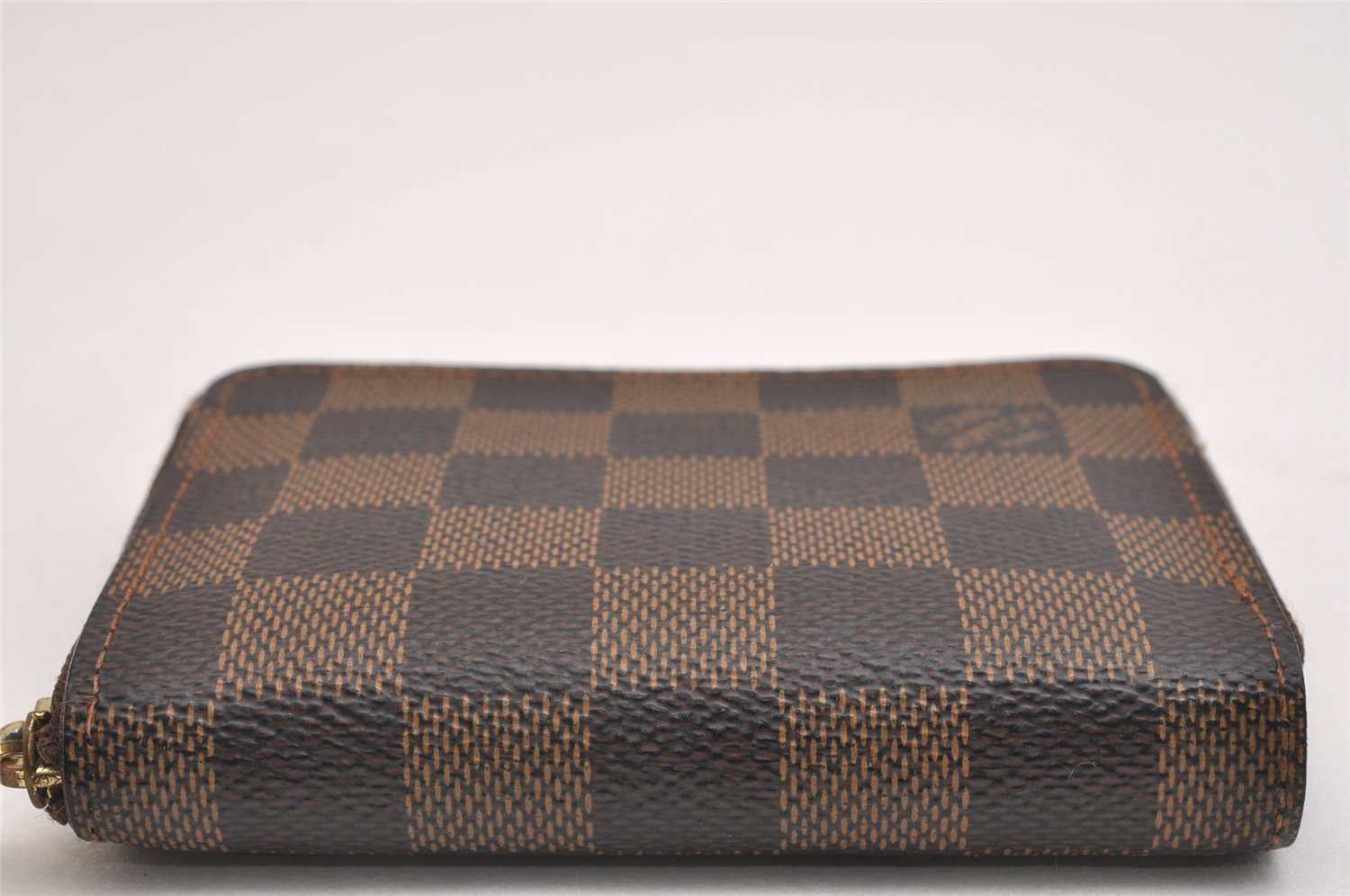 Authentic Louis Vuitton Damier Zippy Coin Purse Wallet N63070 LV 2565I