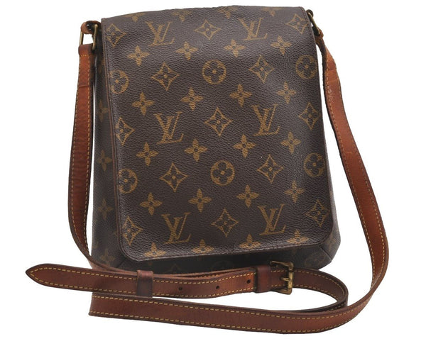 Auth Louis Vuitton Monogram Musette Salsa M51387 Long Shoulder Cross Bag 2567I