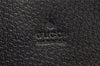 Authentic GUCCI Bamboo Vintage Hand Bag Purse Leather 0021061 Black 2568I