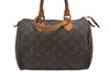 Authentic Louis Vuitton Monogram Speedy 25 Boston Hand Bag M41528 LV Junk 2570I