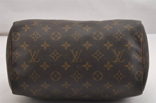 Authentic Louis Vuitton Monogram Speedy 25 Boston Hand Bag M41528 LV Junk 2570I
