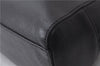 Authentic Burberrys Vintage Leather Shoulder Tote Bag Black 2571D