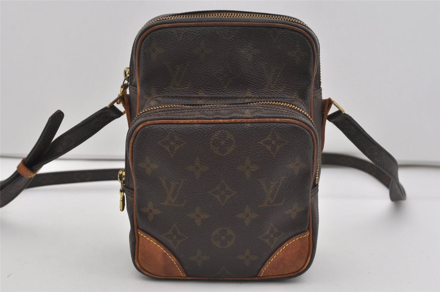 Authentic Louis Vuitton Monogram Amazone Shoulder Cross Body Bag M45236 LV 2571I