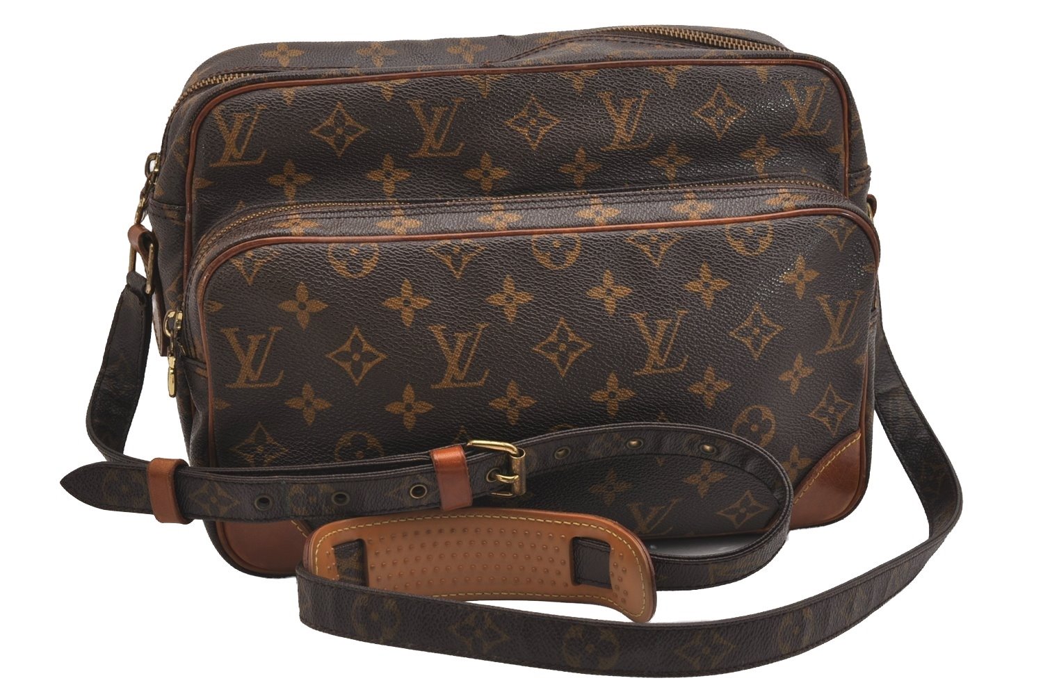 Authentic Louis Vuitton Monogram Nile Shoulder Cross Body Bag M45244 LV 2572I