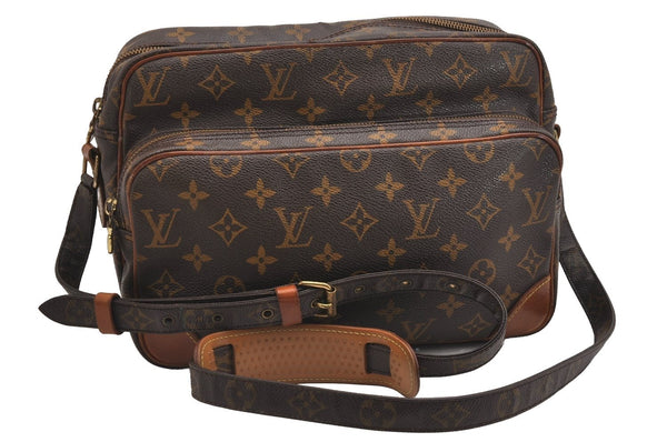 Authentic Louis Vuitton Monogram Nile Shoulder Cross Body Bag M45244 LV 2572I