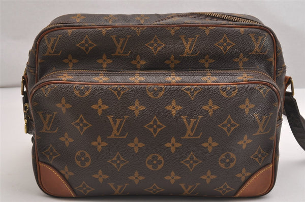Authentic Louis Vuitton Monogram Nile Shoulder Cross Body Bag M45244 LV 2572I