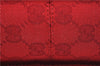 Authentic GUCCI Shoulder Hand Bag Purse GG Canvas Enamel 0000856 Red 2573D