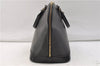 Authentic Louis Vuitton Epi Alma PM Hand Bag Purse Black M40302 LV 2573E