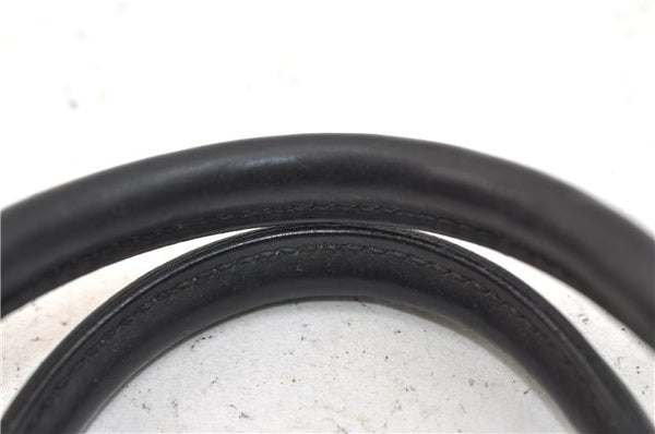 Authentic Louis Vuitton Epi Alma PM Hand Bag Purse Black M40302 LV 2573E