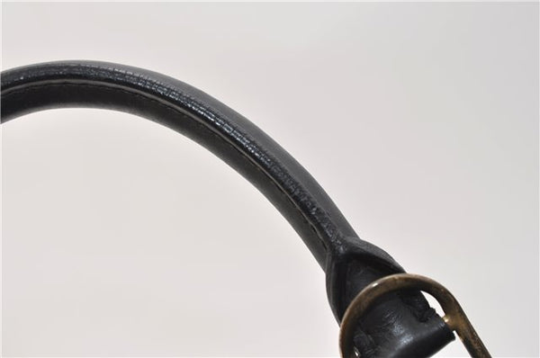 Authentic Louis Vuitton Epi Alma PM Hand Bag Purse Black M40302 LV 2573E