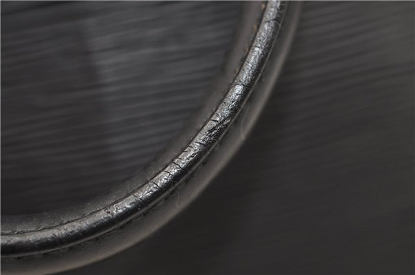 Authentic Louis Vuitton Epi Alma PM Hand Bag Purse Black M40302 LV 2573E