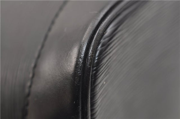 Authentic Louis Vuitton Epi Alma PM Hand Bag Purse Black M40302 LV 2573E