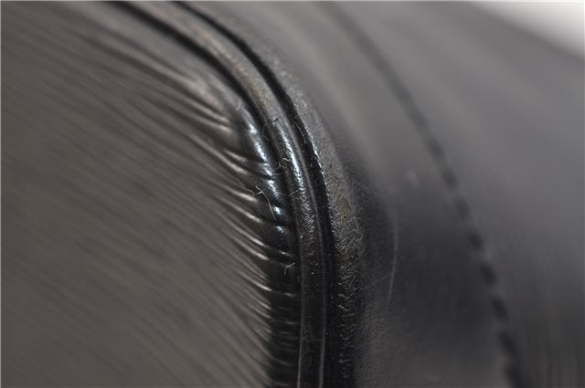 Authentic Louis Vuitton Epi Alma PM Hand Bag Purse Black M40302 LV 2573E