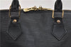 Authentic Louis Vuitton Epi Alma PM Hand Bag Purse Black M40302 LV 2573E