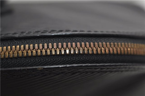 Authentic Louis Vuitton Epi Alma PM Hand Bag Purse Black M40302 LV 2573E