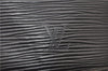 Authentic Louis Vuitton Epi Alma PM Hand Bag Purse Black M40302 LV 2573E