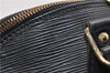 Authentic Louis Vuitton Epi Alma PM Hand Bag Purse Black M40302 LV 2573E
