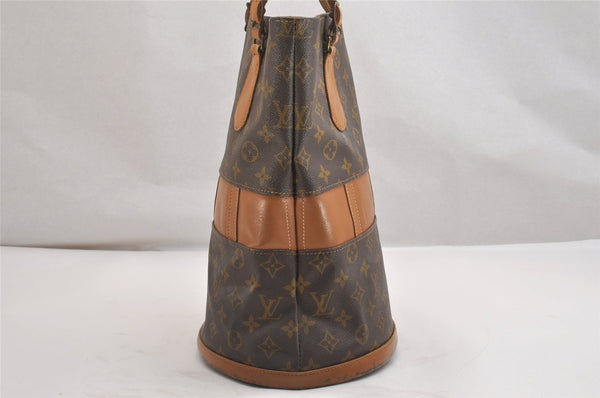 Authentic Louis Vuitton Monogram Bucket GM Shoulder Bag T42236 USA Model 2573I