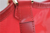 Authentic Louis Vuitton Epi Plage Lagoon Bay Tote Bag Clear Red M92150 LV 2574D