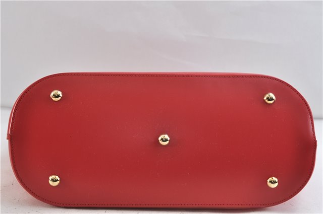 Authentic Louis Vuitton Epi Plage Lagoon Bay Tote Bag Clear Red M92150 LV 2574D