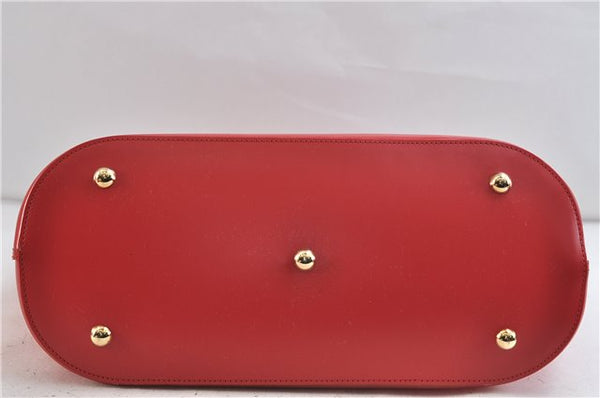 Authentic Louis Vuitton Epi Plage Lagoon Bay Tote Bag Clear Red M92150 LV 2574D