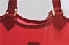 Authentic Louis Vuitton Epi Plage Lagoon Bay Tote Bag Clear Red M92150 LV 2574D