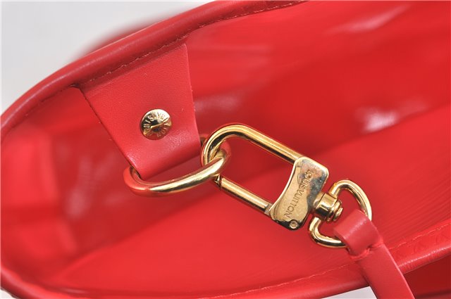 Authentic Louis Vuitton Epi Plage Lagoon Bay Tote Bag Clear Red M92150 LV 2574D