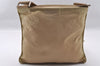 Authentic PRADA Nylon Tessuto Leather Shoulder Cross Body Bag Purse Beige 2574I