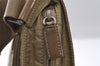 Authentic PRADA Nylon Tessuto Leather Shoulder Cross Body Bag Purse Beige 2574I